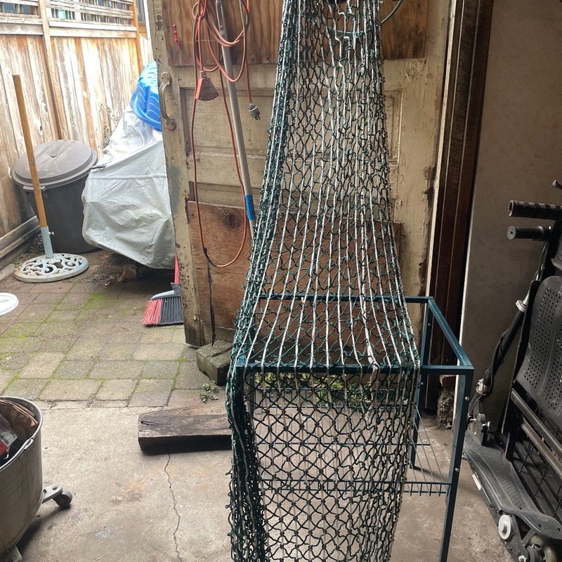 Hammock 8 foot green and white