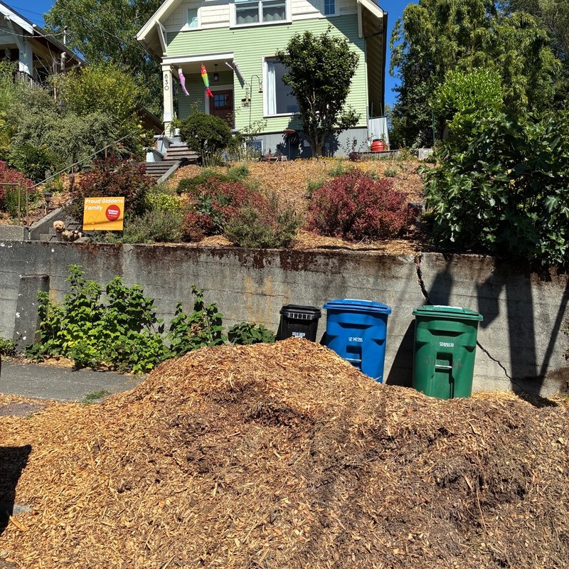 Mulch (wood chips)!