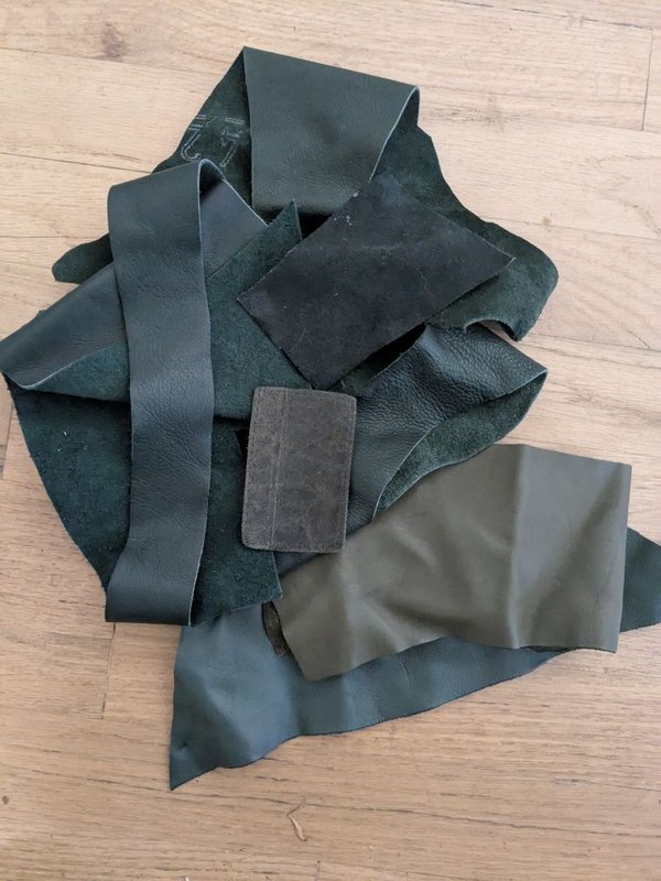 Leather scraps